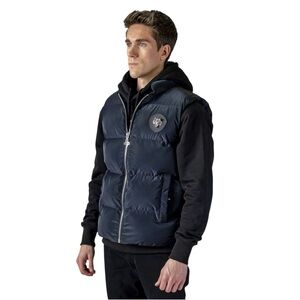 Woodpecker UNISEX PUFFER VEST - BLUE DIAMOND